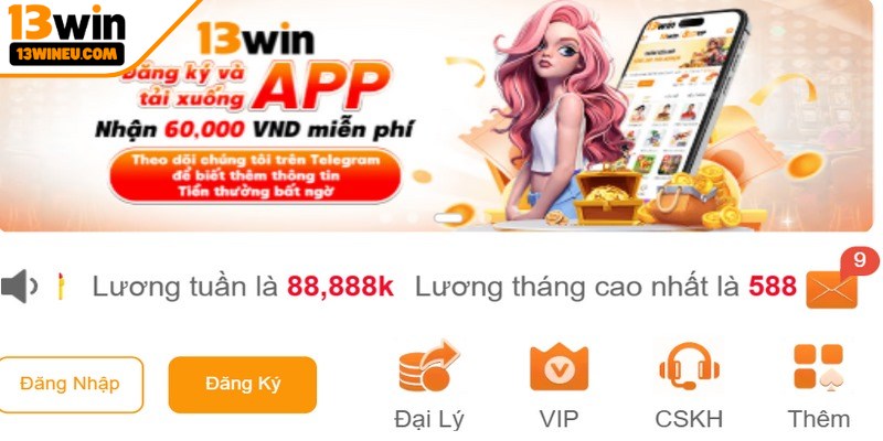 Truy cập trang chủ để mở tài khoản tham gia giải trí
